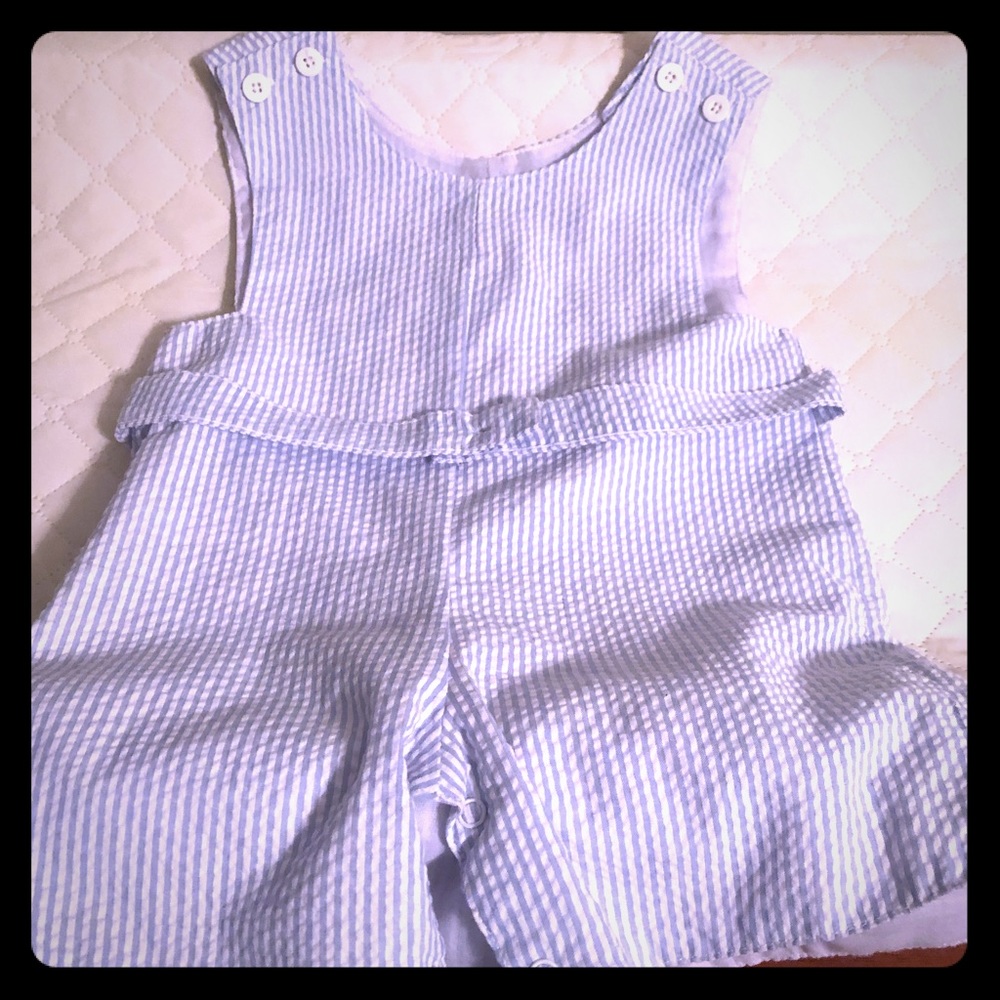 MainStreet Collection seersucker romper